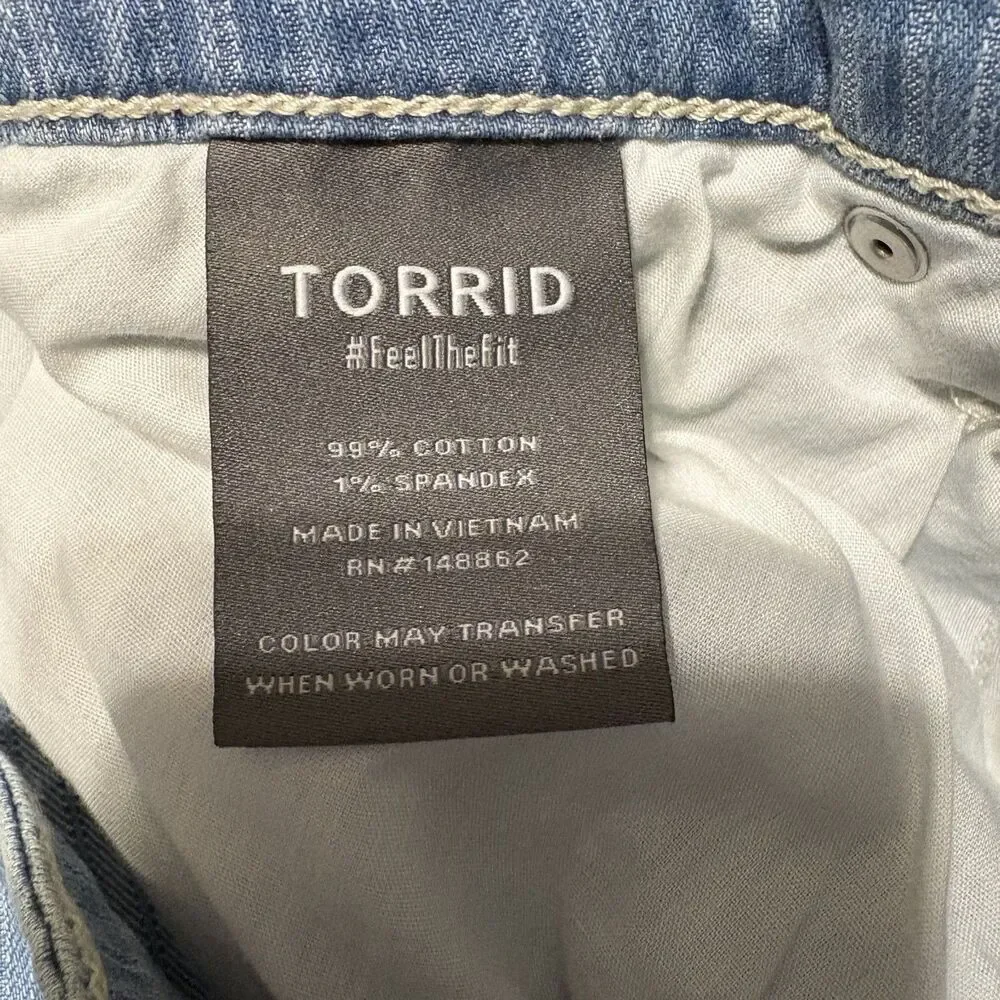 Torrid Women's denim mini skirt 5 pocket design size 12 NWT MSRP $69.90